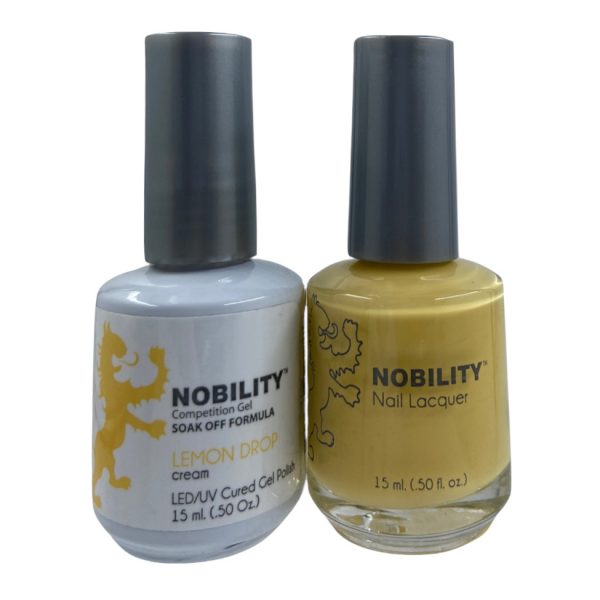 LeChat Nobility Color Gel Polish & Nail Lacquer 076 Lemon Drop