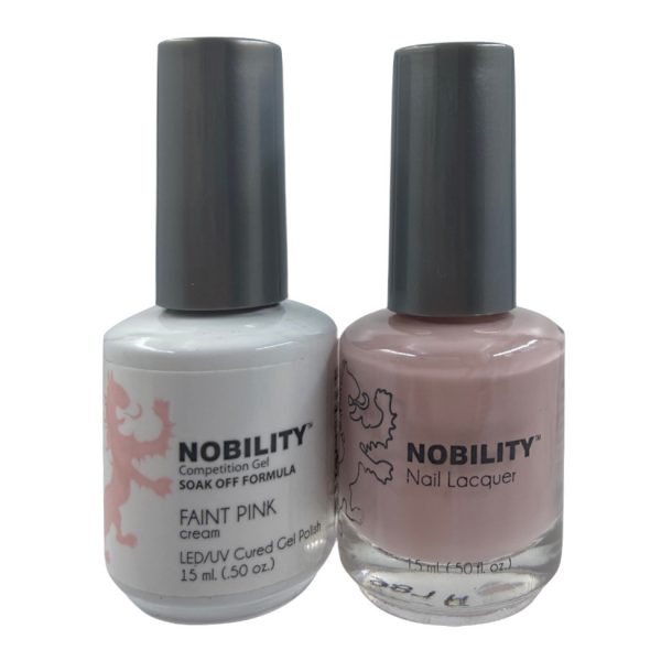 LeChat Nobility Color Gel Polish & Nail Lacquer 086 Faint Pink