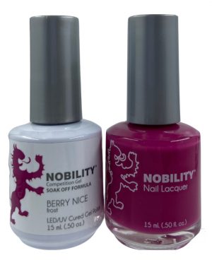 LeChat Nobility Color Gel Polish & Nail Lacquer 095 Berry Nice