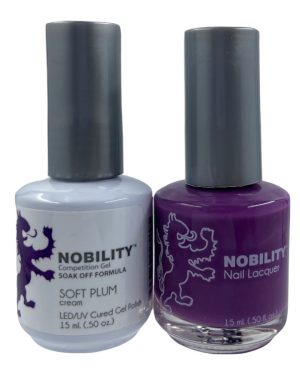 LeChat Nobility Color Gel Polish & Nail Lacquer 099 Soft Plum