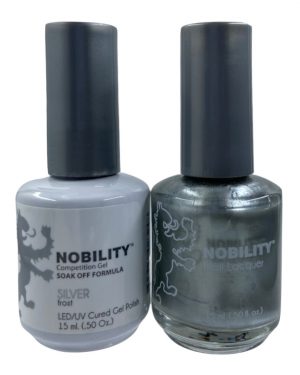 LeChat Nobility Color Gel Polish & Nail Lacquer – 006 Silver