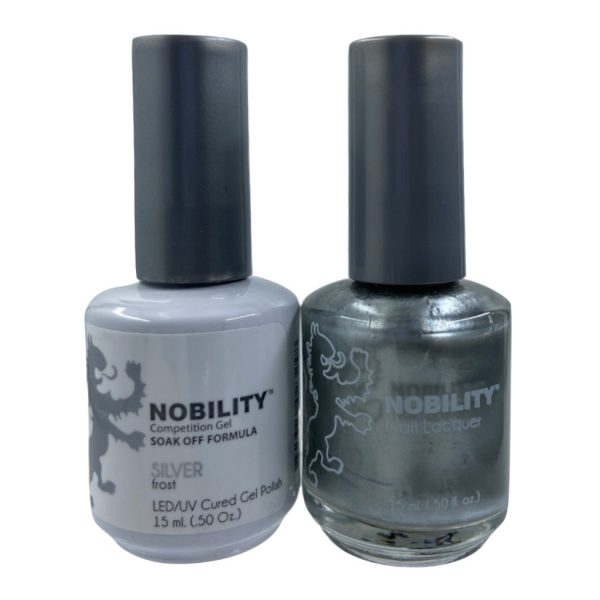 LeChat Nobility Color Gel Polish & Nail Lacquer – 006 Silver