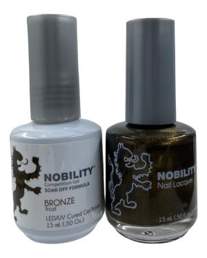 LeChat Nobility Color Gel Polish & Nail Lacquer – 007 Bronze