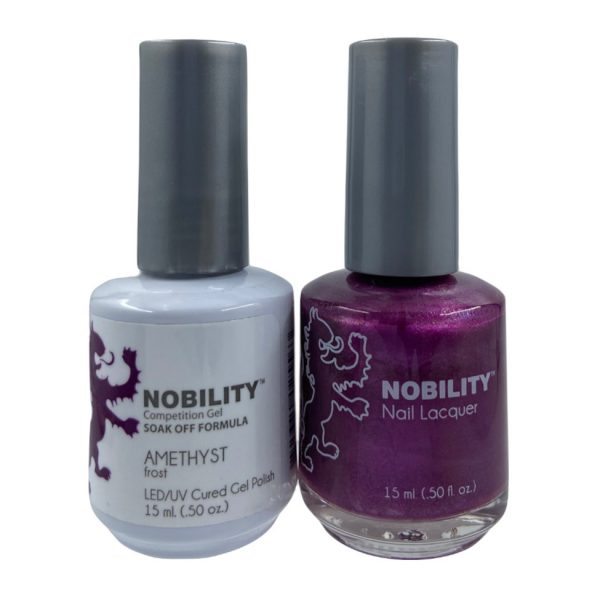 LeChat Nobility Color Gel Polish & Nail Lacquer 106 Amethyst