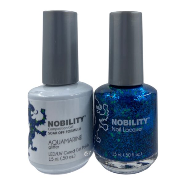 LeChat Nobility Color Gel Polish & Nail Lacquer 111 Aquamarine