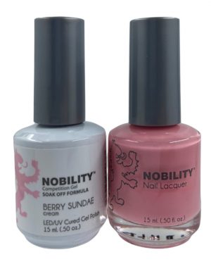 LeChat Nobility Color Gel Polish & Nail Lacquer 121 Berry Sundae
