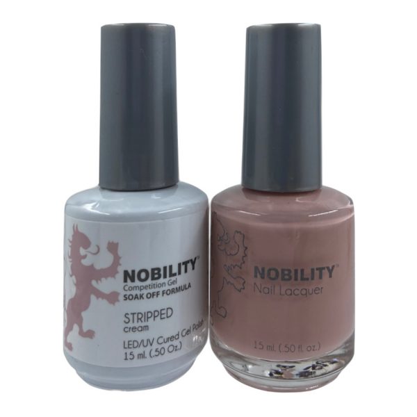 LeChat Nobility Color Gel Polish & Nail Lacquer 140 Stripped