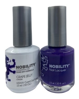 LeChat Nobility Color Gel Polish & Nail Lacquer 162 Grape Jelly