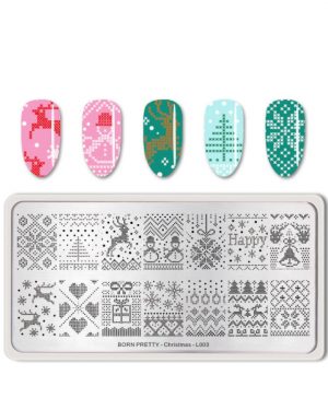 Born Pretty Stamping Plate Christmas-L003