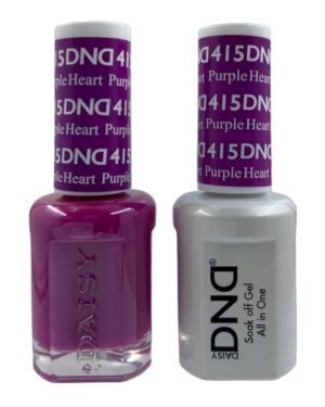 DND Duo Matching Pair Gel and Nail Polish – 415-Purple Heart