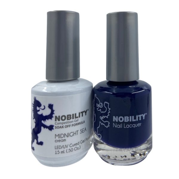 LeChat Nobility Color Gel Polish & Nail Lacquer 175 Midnight Sea