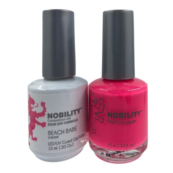 LeChat Nobility Color Gel Polish & Nail Lacquer 177 Beach Babe