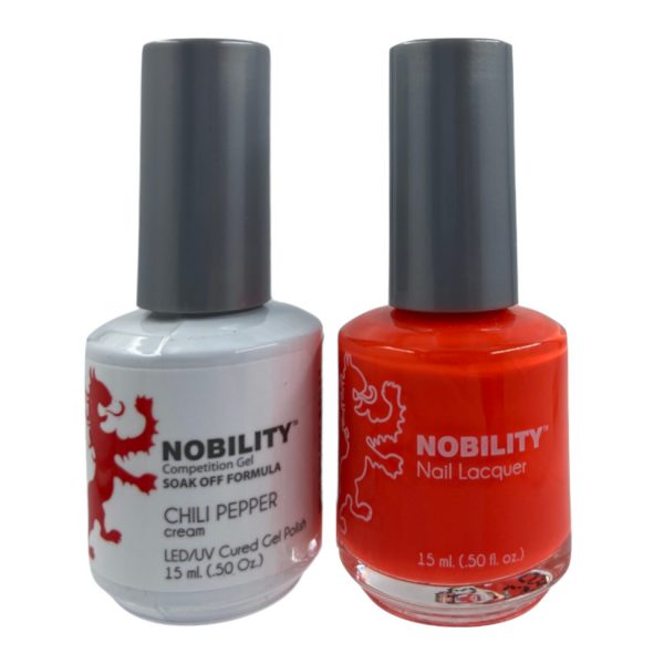 LeChat Nobility Color Gel Polish & Nail Lacquer 178 Chili Pepper