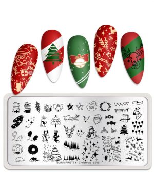 Born Pretty - Stamping Plate Christmas-L010