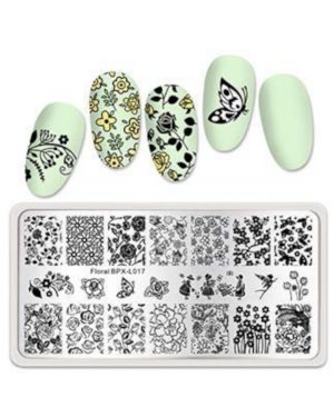 Born Pretty Stamping Plate FLoral-BPX-L017