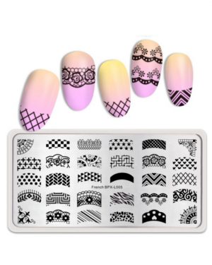 Born Pretty - Stamping Plate French BPX-L005