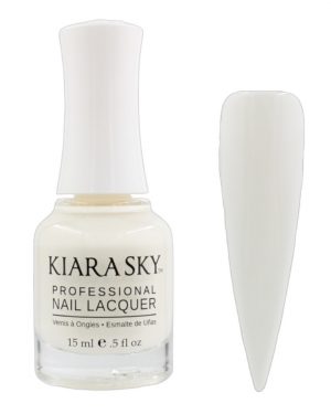 Kiara Sky Nail Lacquer – Milky White