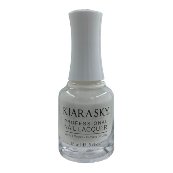 Kiara Sky Professional Nail Lacquer – Pure White