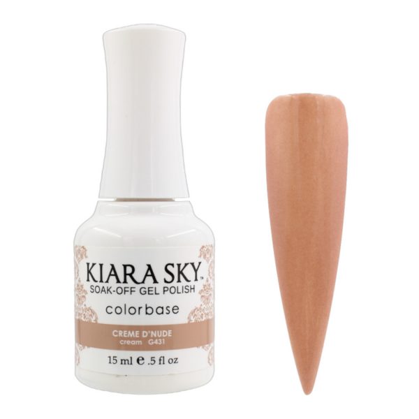 Kiara Sky Soak-Off Gel Polish – Creme D’Nude