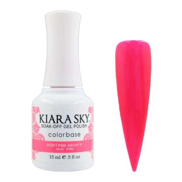 Kiara Sky Soak-Off Gel Polish – Don’t Pink About It