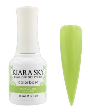 Kiara Sky Soak-Off Gel Polish – Matcha Latte