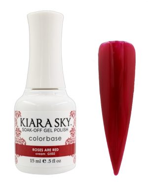 Kiara Sky Soak-Off Gel Polish – Roses Are Red
