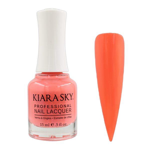 Kiara Sky Nail Lacquer – Twizzly Tangerine