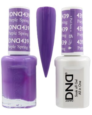 DND Duo Matching Pair Gel and Nail Polish - 439 Purple Spring