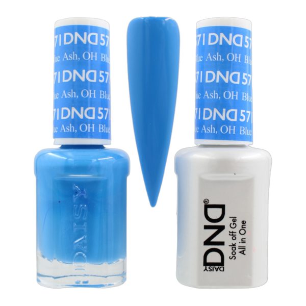 DND Duo Matching Pair Gel and Nail Polish - 571 Blue Ash, OH