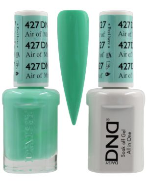 DND Duo Matching Pair Gel and Nail Polish - 427 Air of Mint