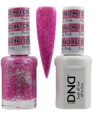 DND Duo Matching Pair Gel and Nail Polish - 461 Pretty in Pink