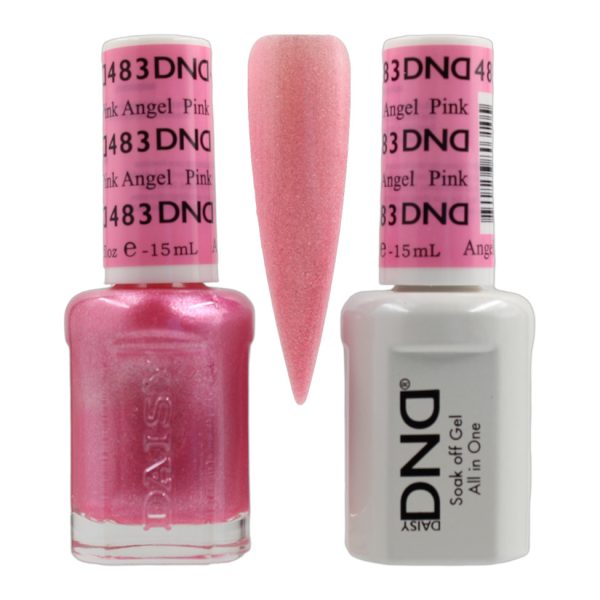 DND Duo Matching Pair Gel and Nail Polish - 483 Pink Angel